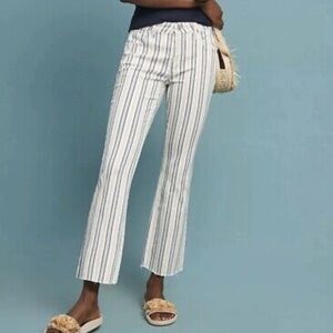 pilcro and the letterpress denim striped bootcut jean